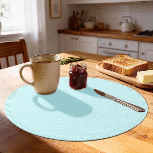 Pcs set round linen like - 8,