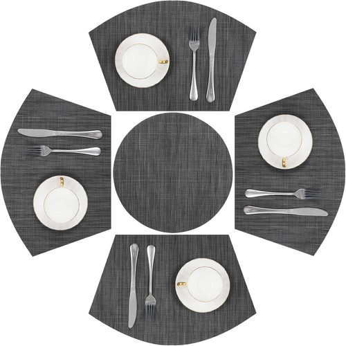 Small round table placemats - round,