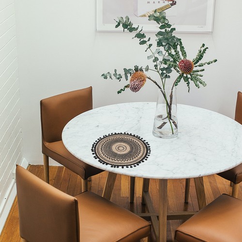 Round placemats dining - dining, table
