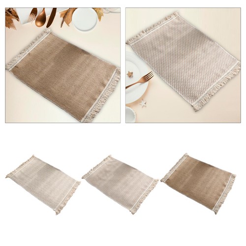 Jute placemats bohemian - jute,