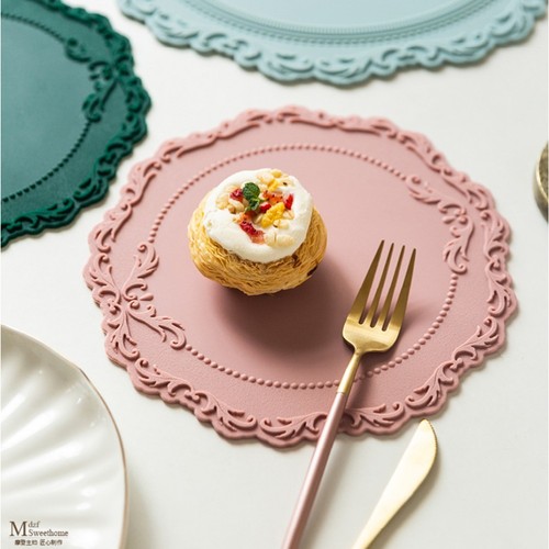 2pcs silicone coaster - silicone, table