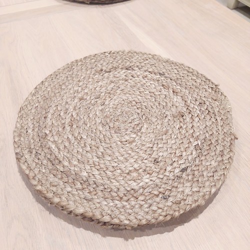 Set round woven jute - of, 4