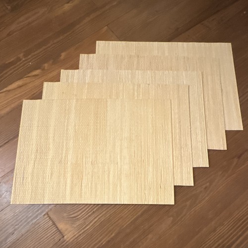 Bamboo placemats x18 - bamboo, 13”x18”