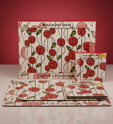 Mackintosh floral placemat - mackintosh,