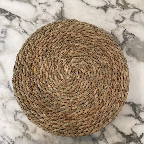 Woven seagrass placemats - seagrass, and