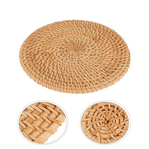 Round braided placemats dining - placemats,