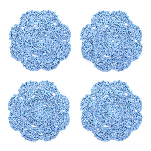 Pack round lace crochet - 4,