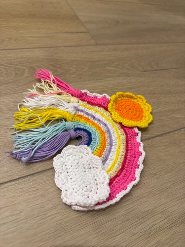 Handmade wool small placemat
